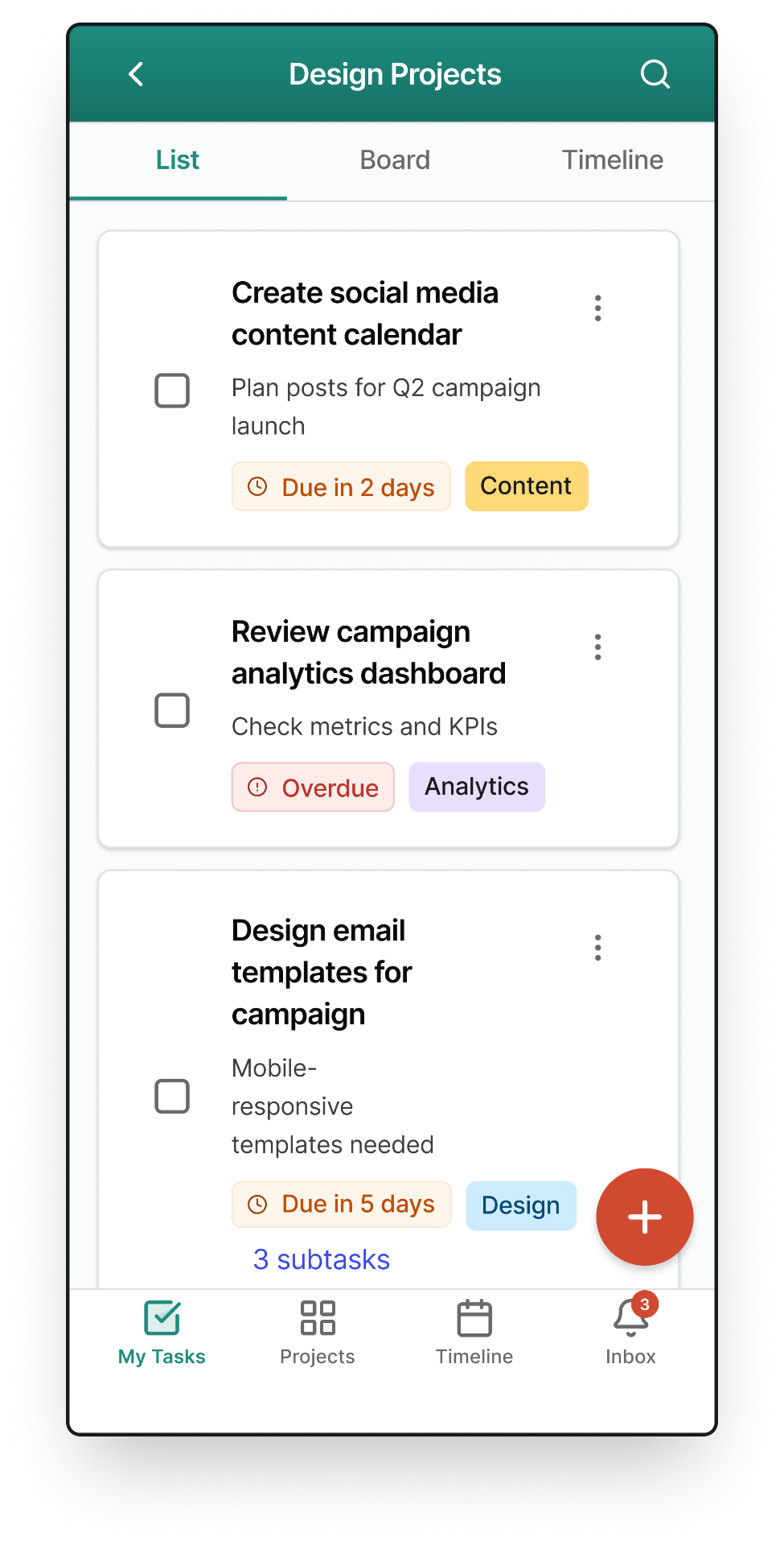 Asana Color System Redesign - Sanna Dahlin