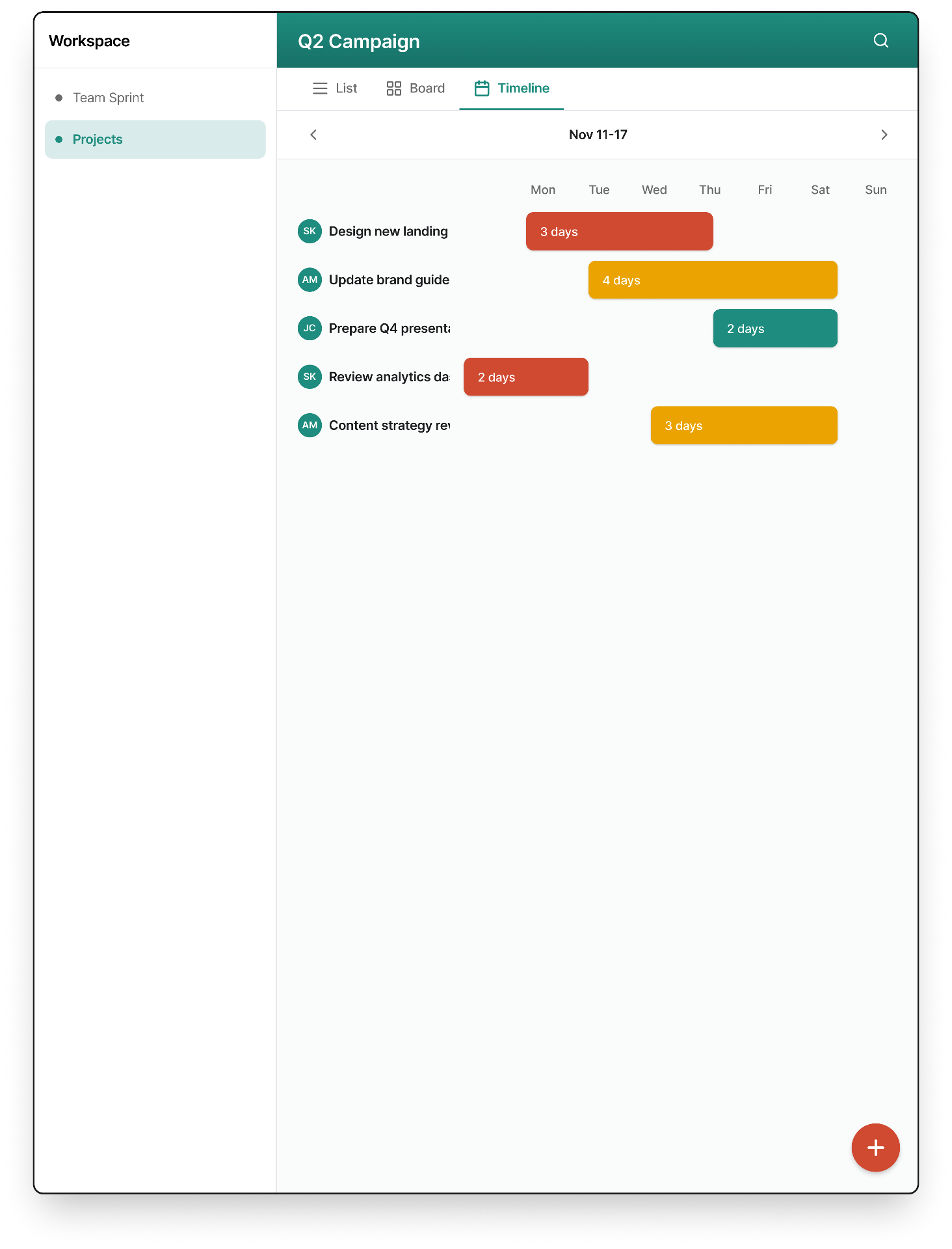 Asana Color System Redesign - Sanna Dahlin